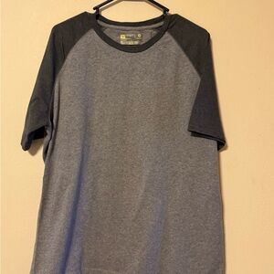 Xersion Dark Gray and Light Gray Short Sleeve Tee